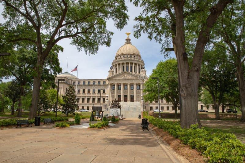 Mississippi State Capitol building in downtown Jackson, MS. Jackson mississippi stock images, royalty-free photos and pictures