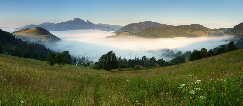 Mist in mountain