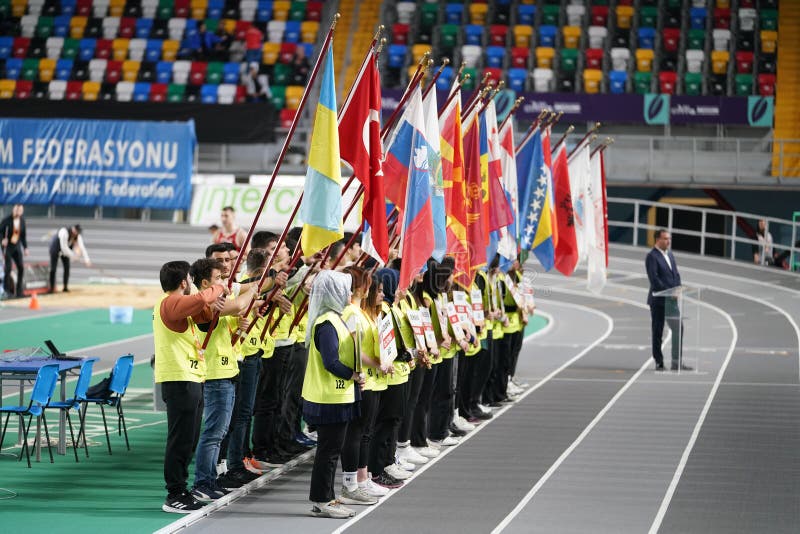 Mistrzostwa stanbul turkiye w lekkoatletyce obrazy stock