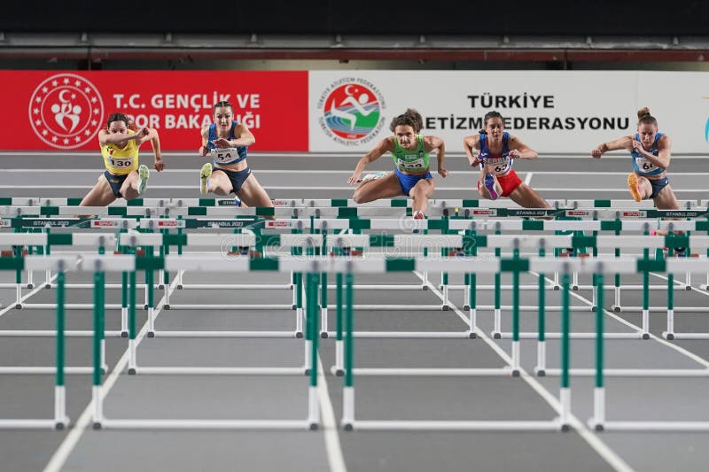 Mistrzostwa stanbul turkiye w lekkoatletyce obraz stock