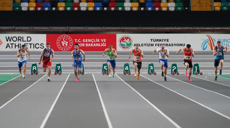Mistrzostwa stanbul turkiye w lekkoatletyce zdjęcia stock