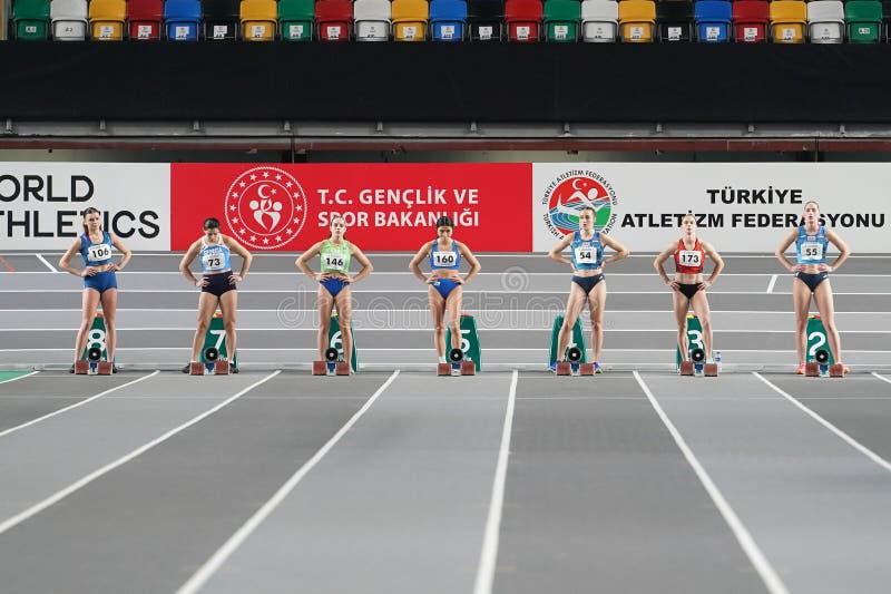 Mistrzostwa stanbul turkiye w lekkoatletyce obrazy stock