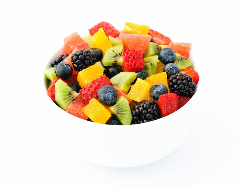 Mistura da salada de fruto fresco imagens de stock royalty free Mistura da salada de fruto fresco imagens de stock royalty free