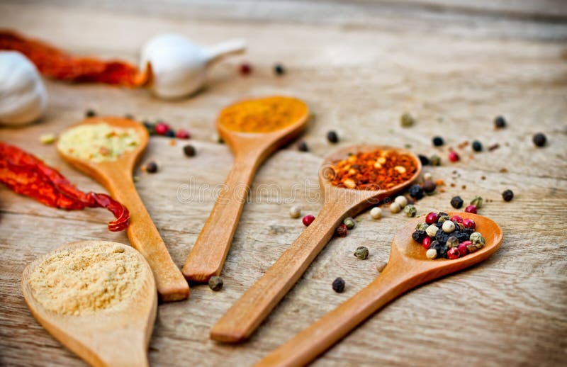 Mistura de especiarias imagens de stock