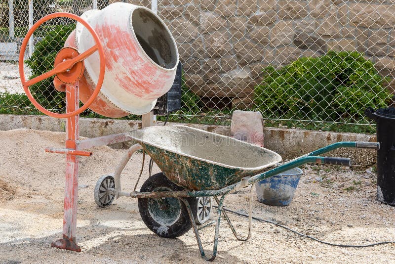 Betoneira fotografia de stock royalty free