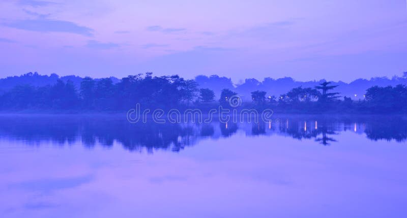 Misty Dawn stock image