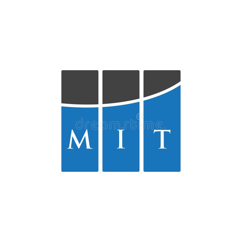 MIT Letter Logo Design on WHITE Background. MIT Creative Initials