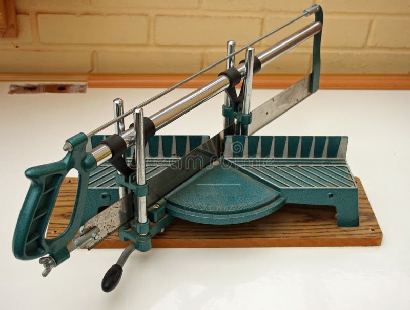 Mitre saw. stock photo. Image of wood, joinery, mitre 11543528