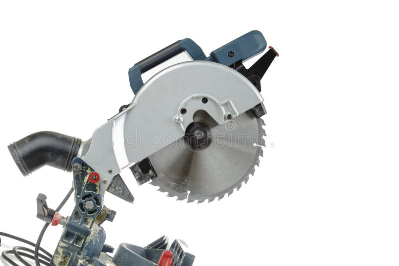 Mitre saw isolated stock photo. Image of joinery, mitre 63242644
