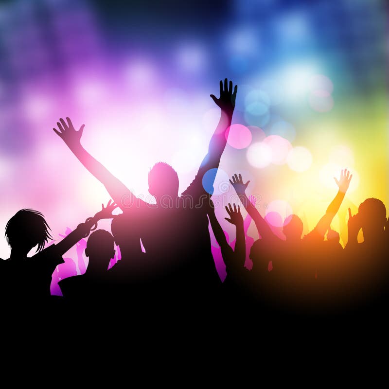 Mitternachtsparty-Leute lizenzfreie abbildung Mitternachtsparty-Leute lizenzfreie abbildung
