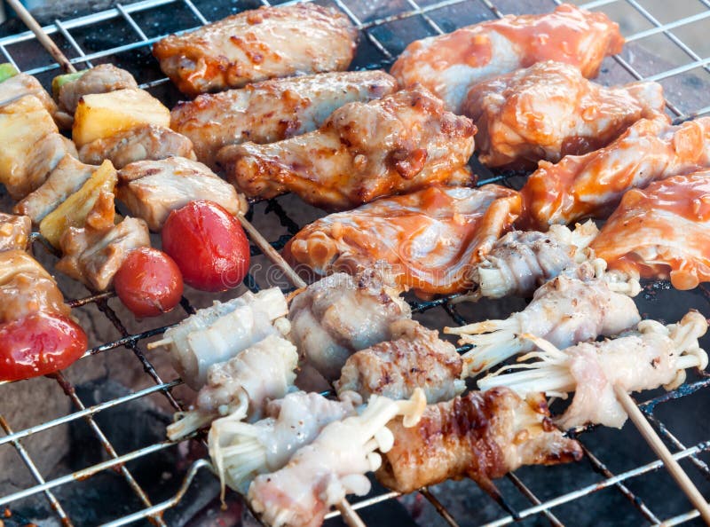 Mix barbecue stock photo. Image of cooking, black, healthy 36858708