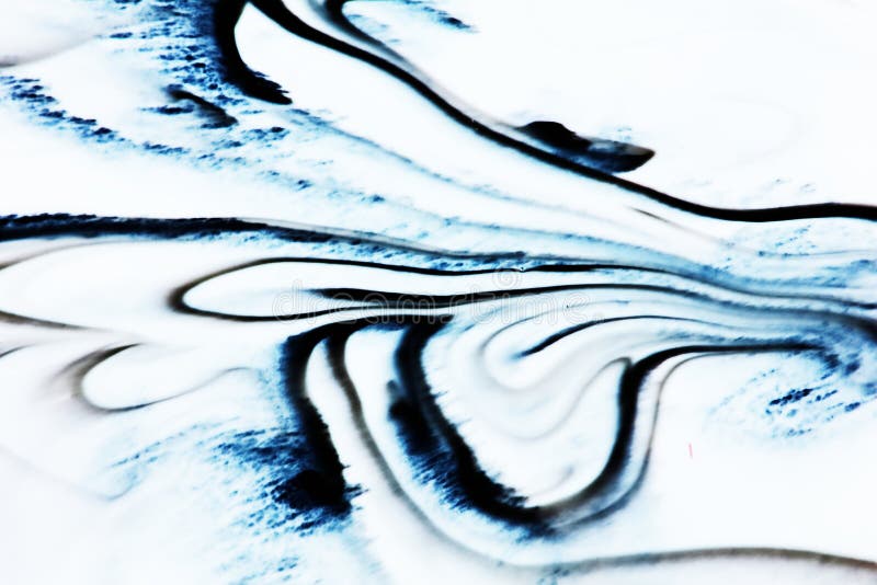 Mix Black and White Water Color for Abstract and Texture for Bakcground