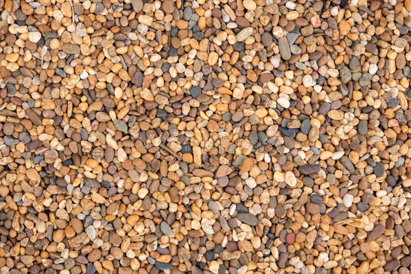 Mix Color Of Gravel Texture Or Background Stock Image Image of green