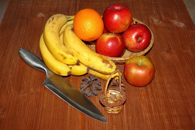 Mix Of Fresh Applebananaorange Stock Photo Image Of Yellow Group