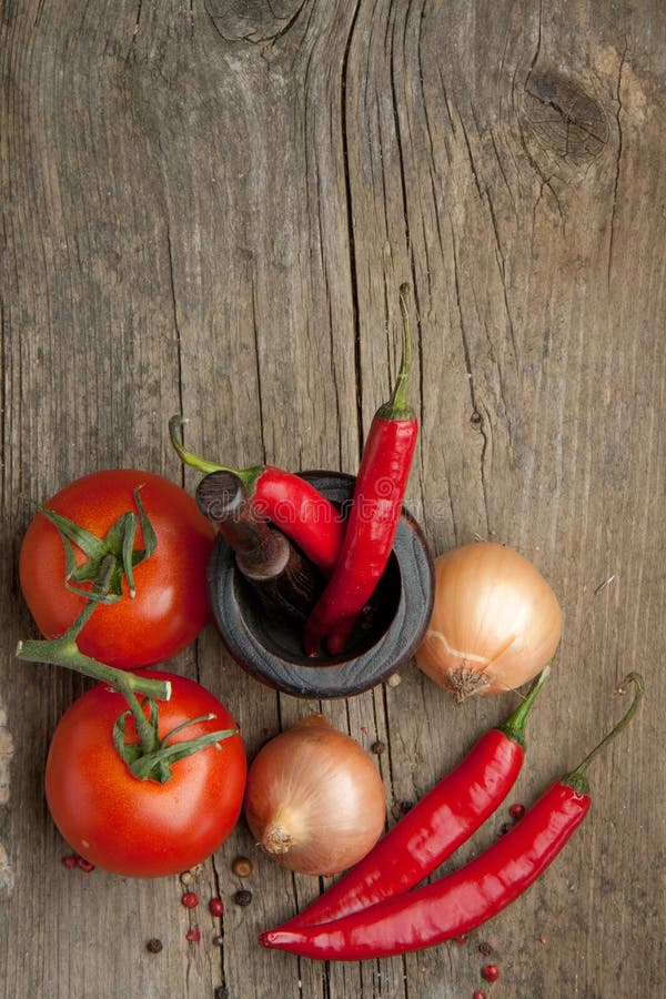 Mix of fresh vegetables