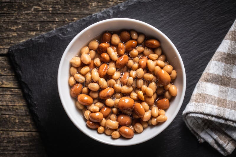 Mix of Legume Beans and Chickpeas with Sauce Stock Photo Image of