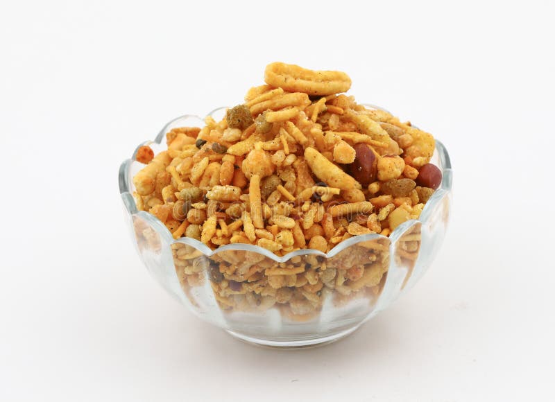 Mix namkeen stock image. Image of nimco, bhujia, namkin 90621895