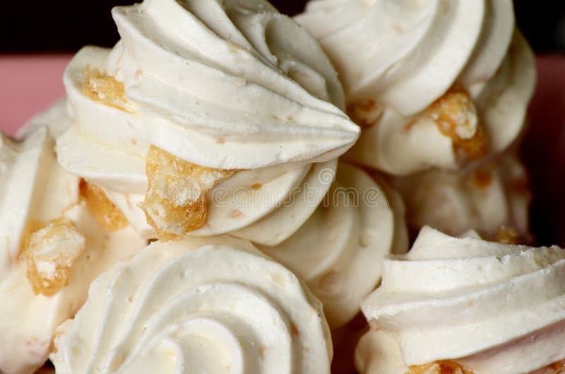 Mix Nut Meringues. stock image. Image of spiral, detail 31245929