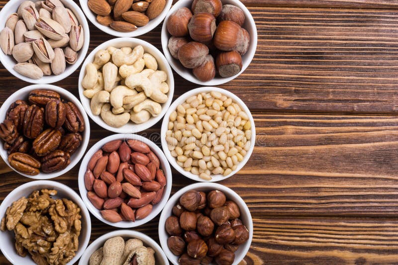 Download Mix of nuts stock photo. Image of natural, background - 133618376