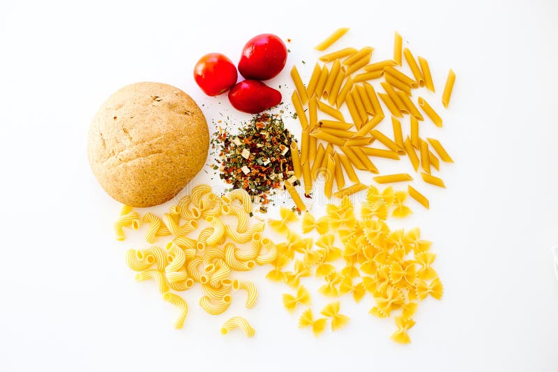 Mix of pasta stock image. Image of gourmet, noodle, italian 102991941