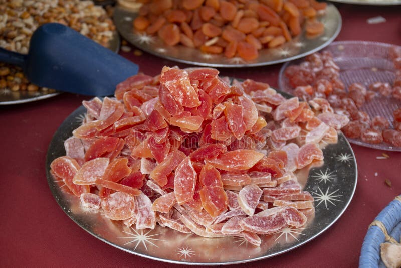 Mixed candied fruit stock photo. Image of algarve, varied 129092656