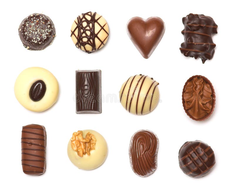 Mixed Chocolates stock photography