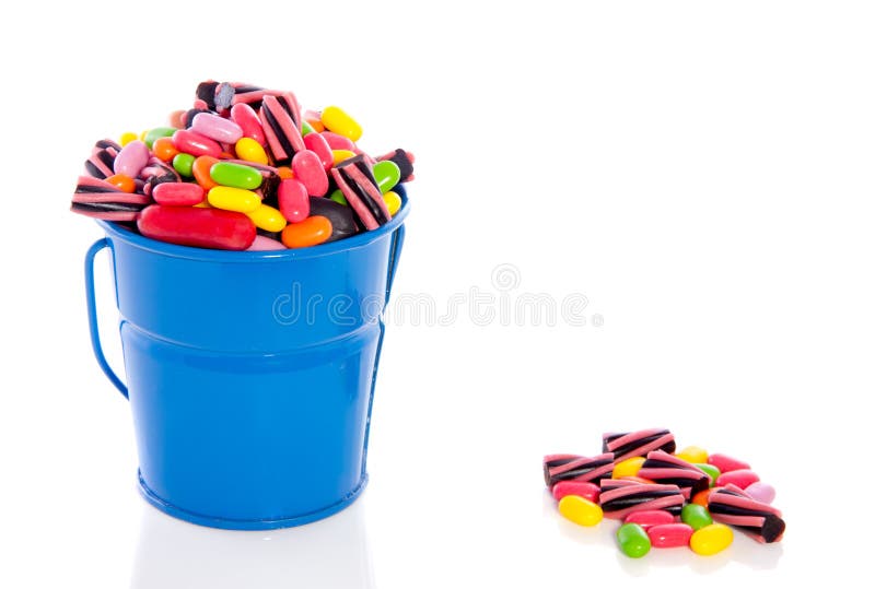 Mixed colorful candy sweets