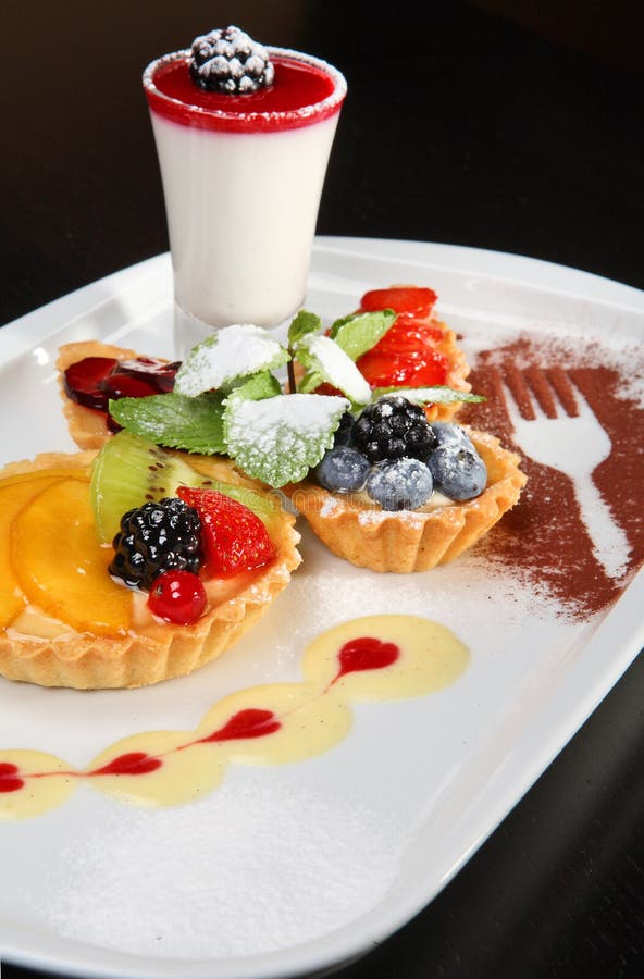 Mixed desert plate stock photo. Image of dining, food 3325666