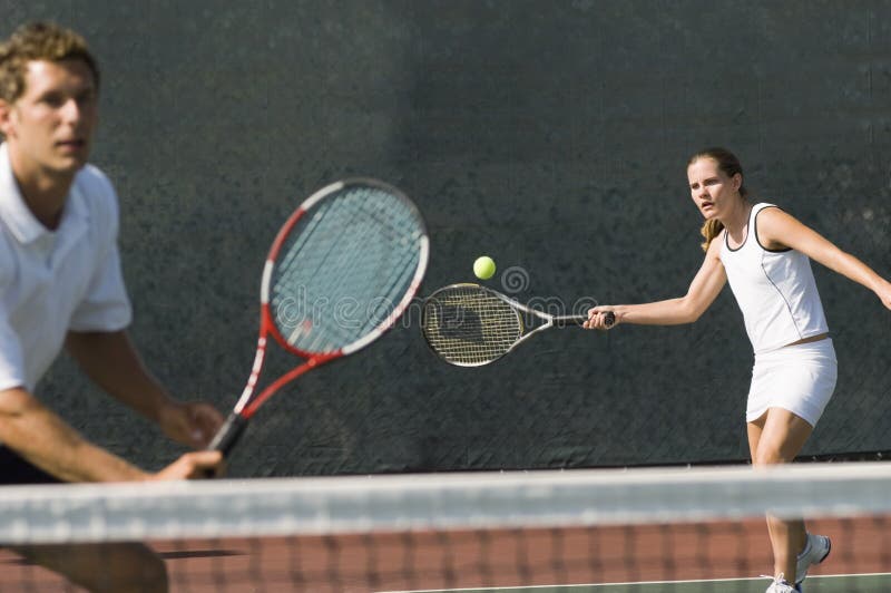 247 Mixed Doubles Tennis Game Stock Photos Free & RoyaltyFree Stock