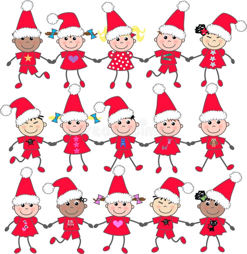 Boy Cute Elf Christmas Santa Claus Helper Teen New Year Holiday 3d Cartoon  Characters Realistic Icons Set Design Vector Stock Vector - Illustration of  design, postcard: 105704875