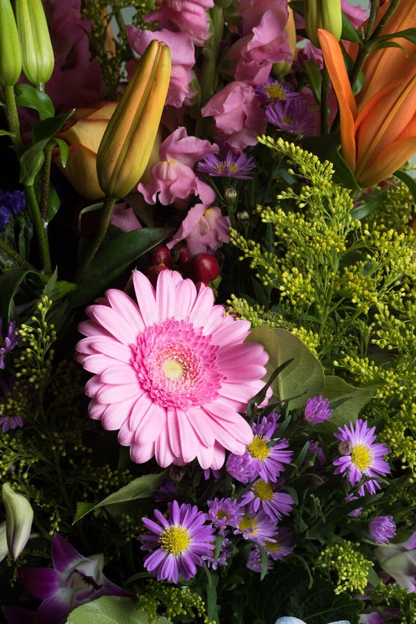 Mixed flowers stock image. Image of decorative, background - 75114235