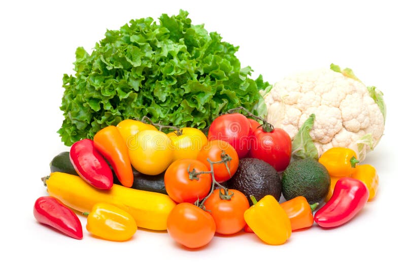 Mixed Fresh Vegetables stock photo. Image of bell, green 28754156