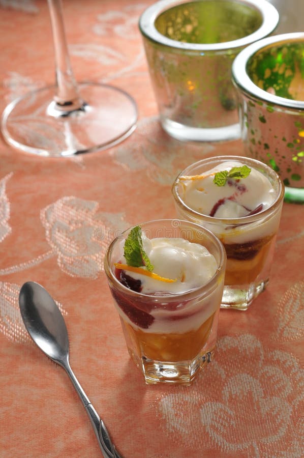 Mixed fruit Ice-Cream stock photography Mixed fruit Ice-Cream stock photography