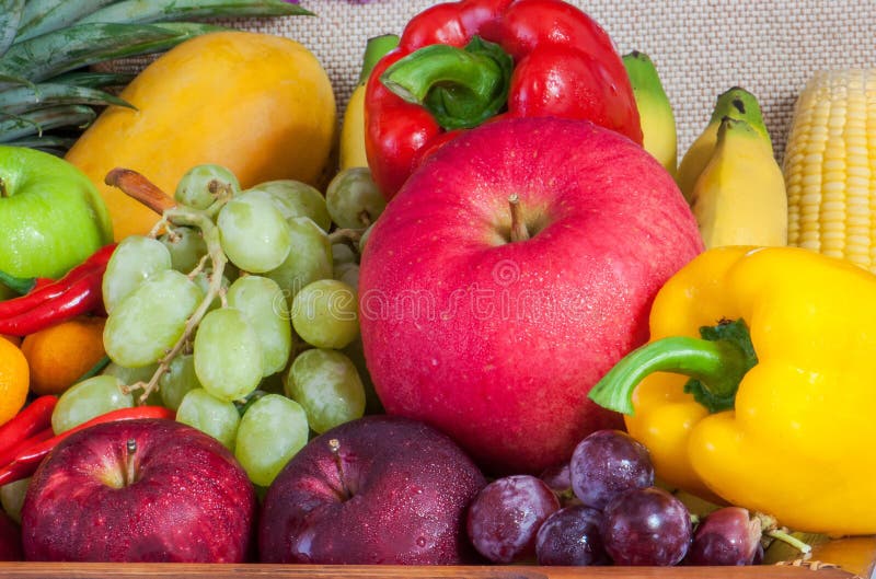 Mixed Fruits and Vegetables Stock Image Image of medicine, heap 77773859