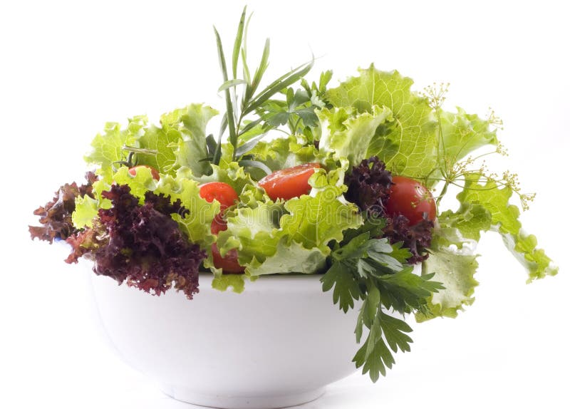 Mixed Greens and Vegetables. Stock Image Image of nutritious, food