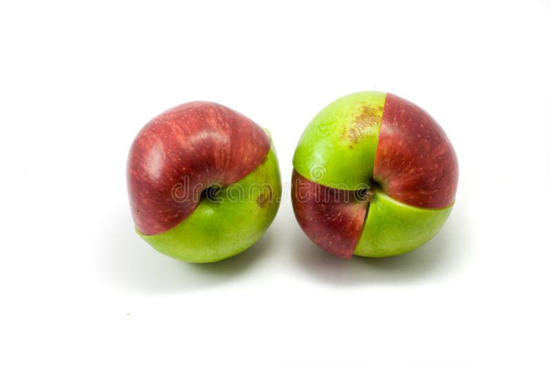 Mixed Red And Green Apples Stock Photo Image 8088310