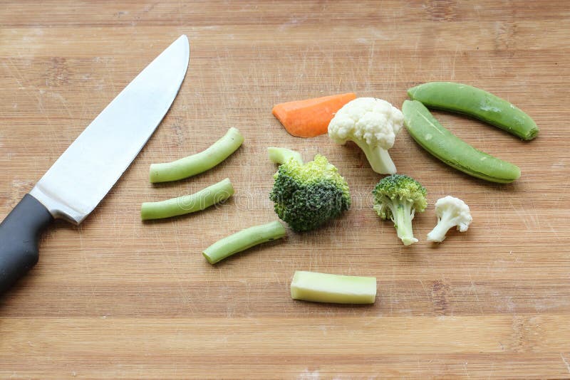Mixed Vegetable Cut Sliced Chopped Stock Image Image of carrot