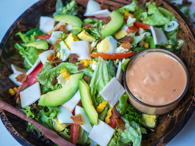 Mixed Vegetable Salad with Yogurt Cream Sauce Stock Image Image of natural, food 131388917