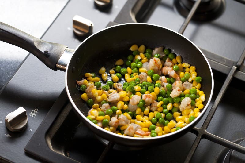 Mixed vegetable on stove stock photo. Image of vegetable 60862066