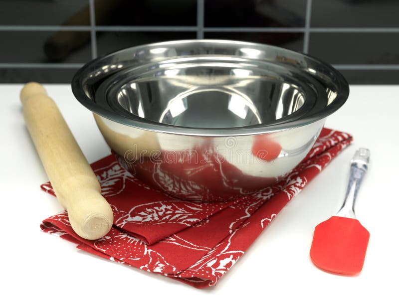 Mixing Bowls stock photo. Image of baker, retro, mixing 14874702