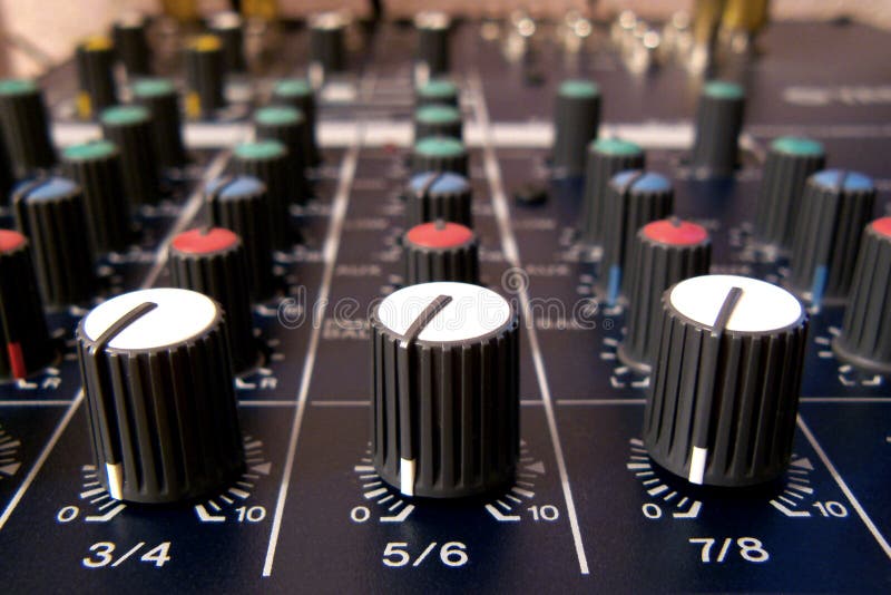 Mixing console