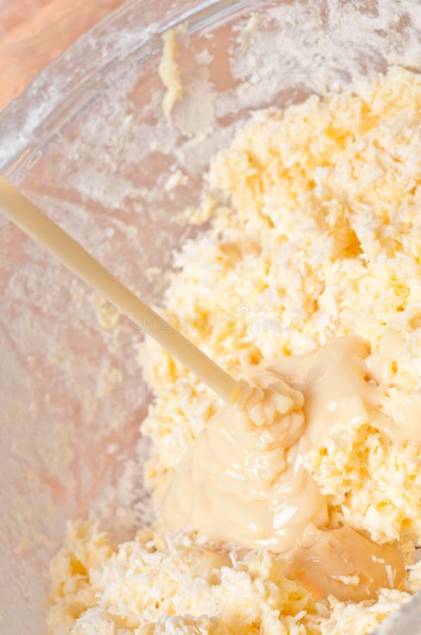 Mixing a dough stock image. Image of baking, dough, pastry 13061251