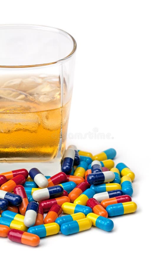 Mixing Drugs and Alcohol stock photos Mixing Drugs and Alcohol stock photos