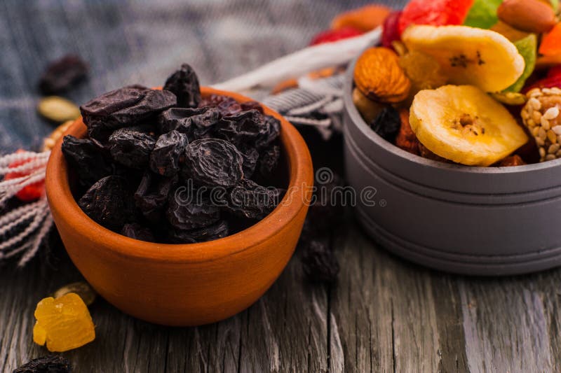 A Mixture of Dried Fruits, Candied Fruits Stock Photo Image of seed