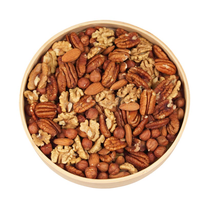 A mixture of nuts