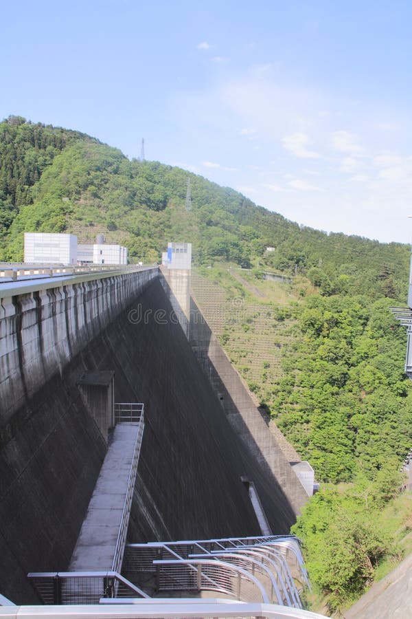 Miyagase dam stock photo. Image of clear, blue, japan 72213884