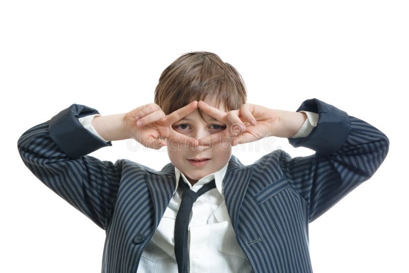 Miúdo do gângster ao dançar imagem de stock Miúdo do gângster ao dançar imagem de stock