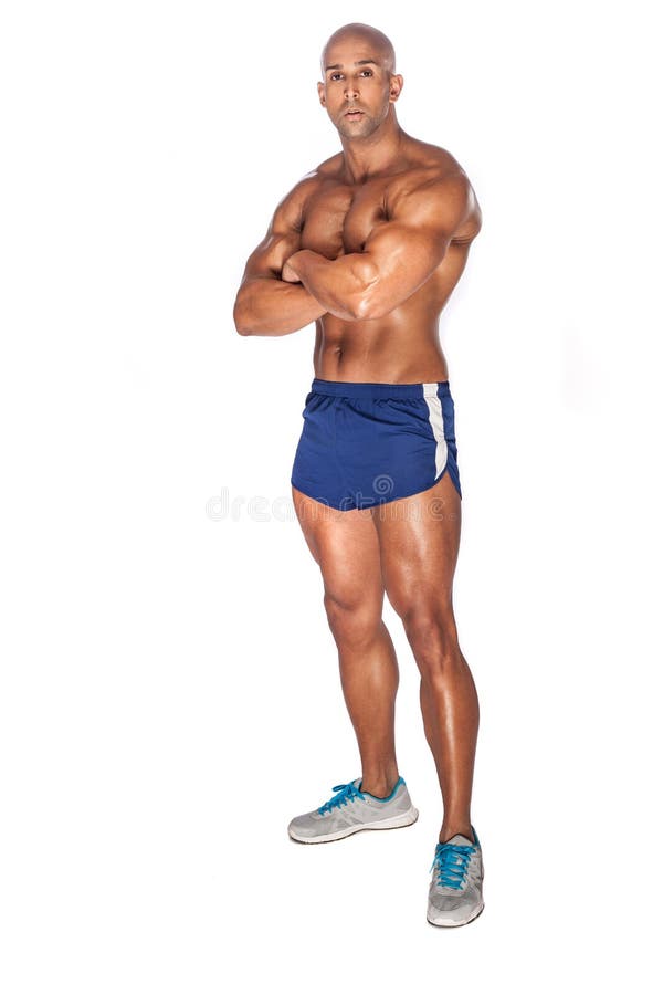 Mięśniowy bodybuilder facet obraz stock Mięśniowy bodybuilder facet obraz stock