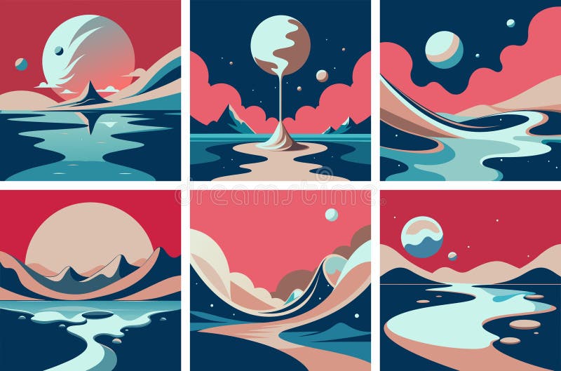 Mișcări lichide netede formând o formă asemănătoare unui balsam cu design abstract vibrant stock illustration