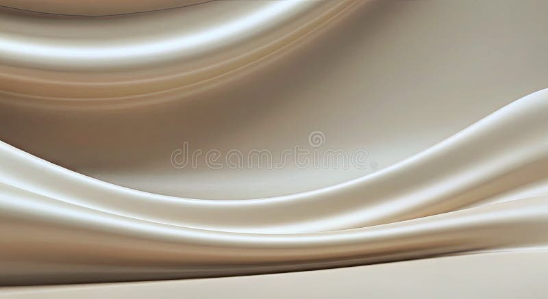 Mjuk Creamy Silky Smooth Brown Neutral Calming Luthing Abstract Background Texture Design vektor illustrationer
